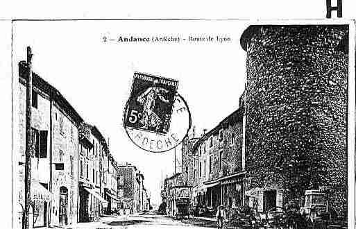 Ville de ANDANCE Carte postale ancienne