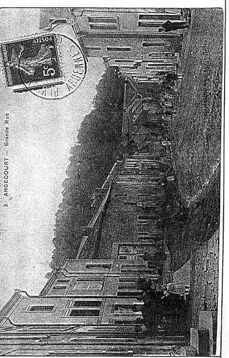 Ville de ANGECOURT Carte postale ancienne