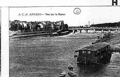 Ville de ANGERS Carte postale ancienne