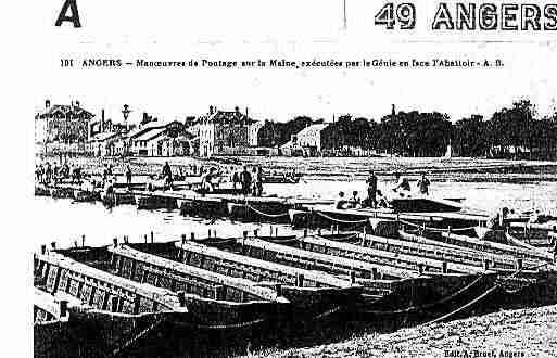 Ville de ANGERS Carte postale ancienne