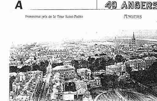 Ville de ANGERS Carte postale ancienne