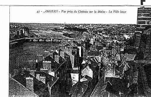 Ville de ANGERS Carte postale ancienne