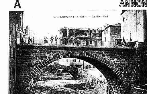 Ville de ANNONAY Carte postale ancienne