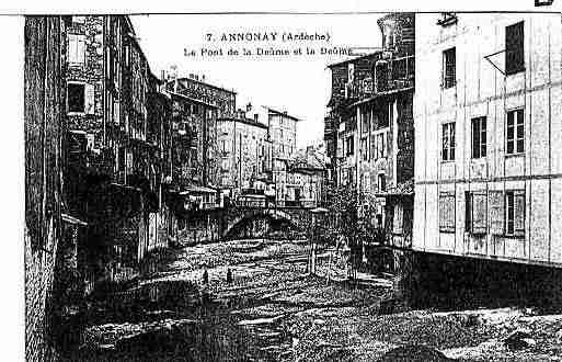 Ville de ANNONAY Carte postale ancienne