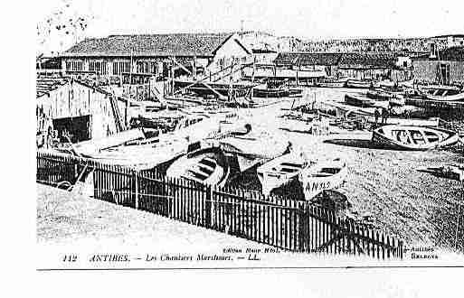 Ville de ANTIBESJUANLESPINS Carte postale ancienne