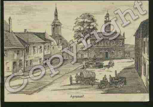 Ville de APREMONT Carte postale ancienne