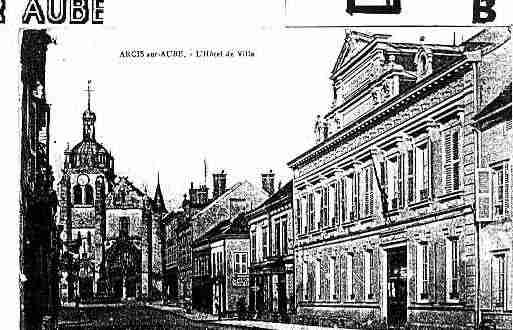 Ville de ARCISSURAUBE Carte postale ancienne