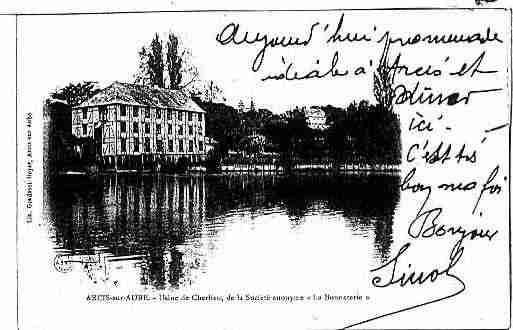 Ville de ARCISSURAUBE Carte postale ancienne