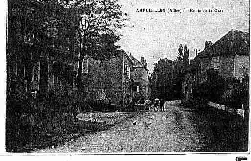 Ville de ARFEUILLES Carte postale ancienne