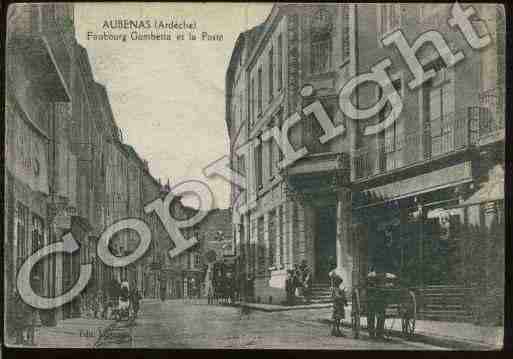Ville de AUBENAS Carte postale ancienne Ville de AUBENAS Carte postale ancienne