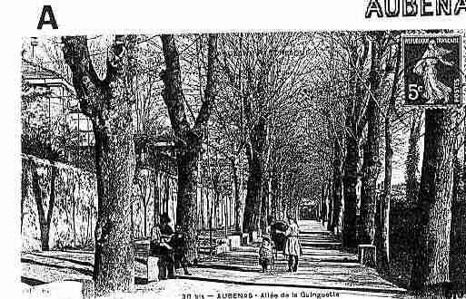 Ville de AUBENAS Carte postale ancienne