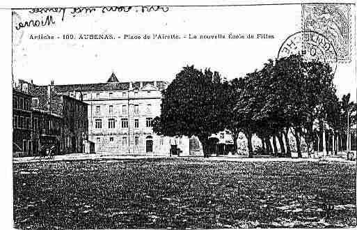 Ville de AUBENAS Carte postale ancienne