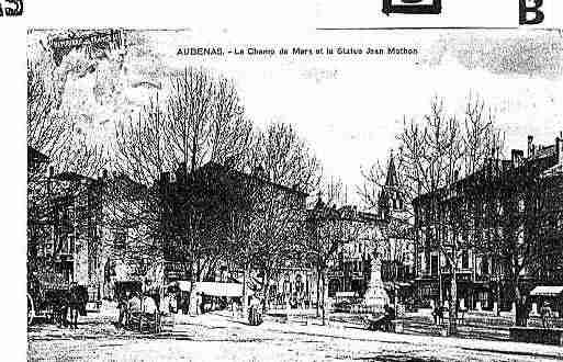Ville de AUBENAS Carte postale ancienne