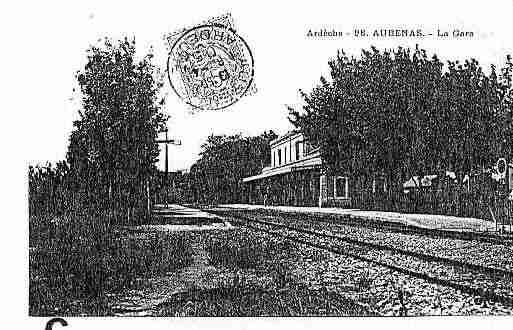 Ville de AUBENAS Carte postale ancienne