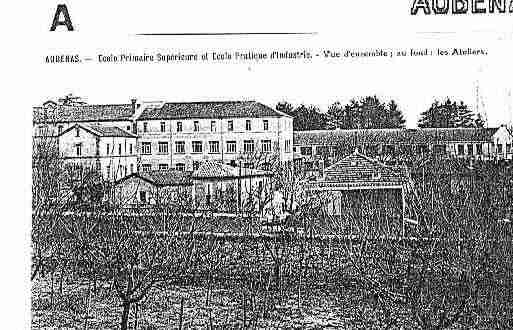 Ville de AUBENAS Carte postale ancienne