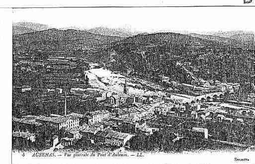Ville de AUBENAS Carte postale ancienne