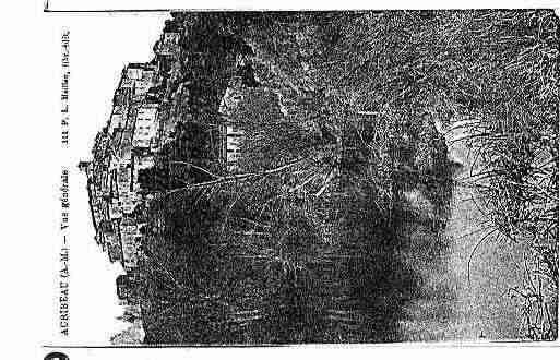 Ville de AURIBEAUSURSIAGNE Carte postale ancienne