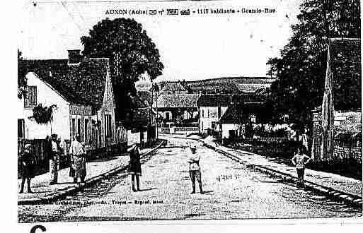 Ville de AUXON Carte postale ancienne