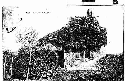 Ville de AUXON Carte postale ancienne