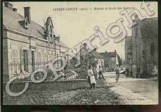 Ville de AVIREYLINGEY Carte postale ancienne