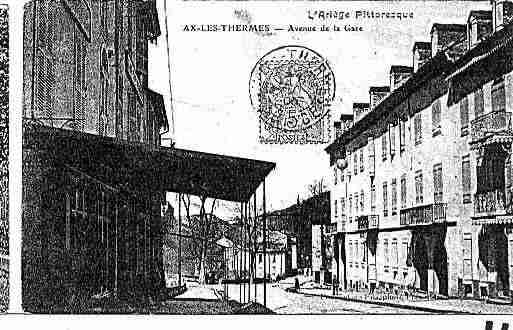 Ville de AXLESTHERMES Carte postale ancienne