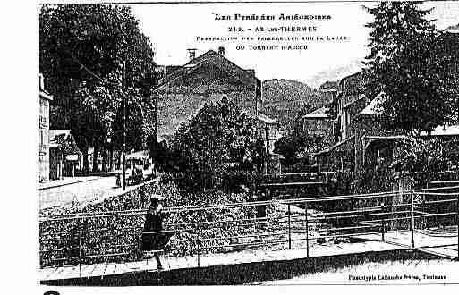 Ville de AXLESTHERMES Carte postale ancienne