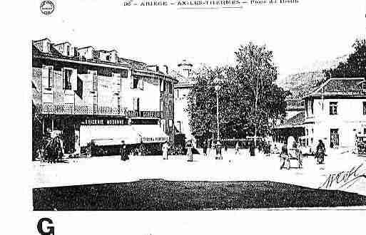 Ville de AXLESTHERMES Carte postale ancienne