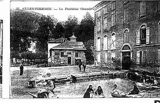 Ville de AXLESTHERMES Carte postale ancienne