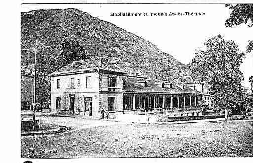 Ville de AXLESTHERMES Carte postale ancienne