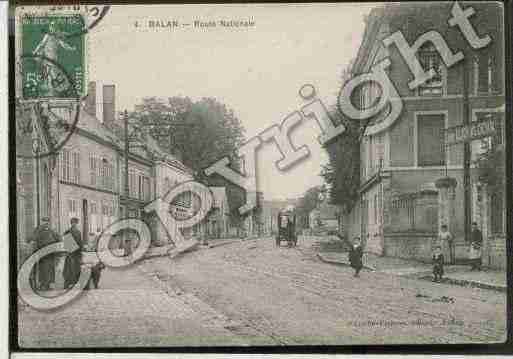 Ville de BALAN Carte postale ancienne