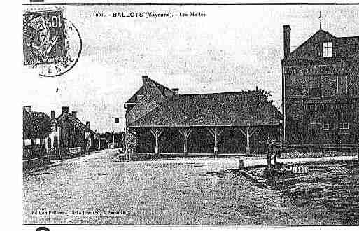 Ville de BALLOTS Carte postale ancienne