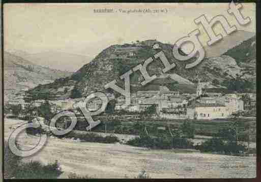 Ville de BARREME Carte postale ancienne