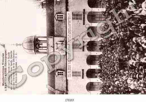 Ville de BARSURAUBE Carte postale ancienne