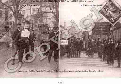 Ville de BARSURAUBE Carte postale ancienne