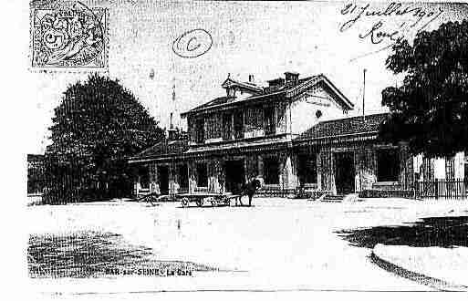 Ville de BARSURSEINE Carte postale ancienne