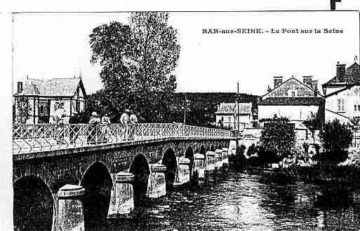 Ville de BARSURSEINE Carte postale ancienne