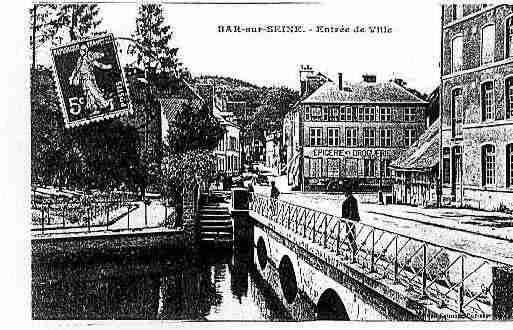 Ville de BARSURSEINE Carte postale ancienne