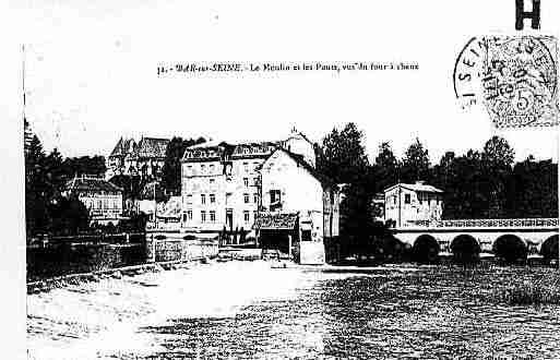 Ville de BARSURSEINE Carte postale ancienne
