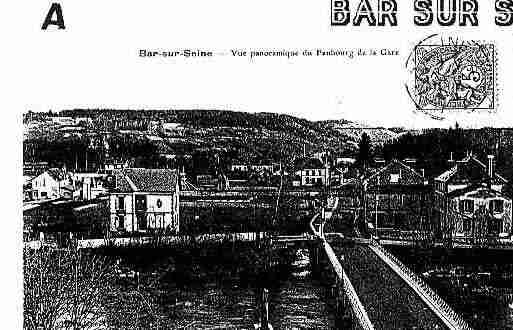 Ville de BARSURSEINE Carte postale ancienne