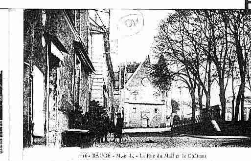Ville de BAUGE Carte postale ancienne