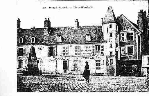 Ville de BAUGE Carte postale ancienne
