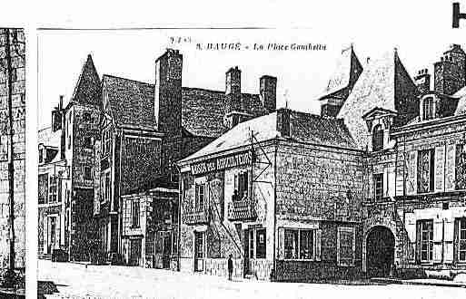 Ville de BAUGE Carte postale ancienne