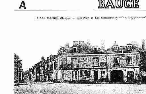 Ville de BAUGE Carte postale ancienne