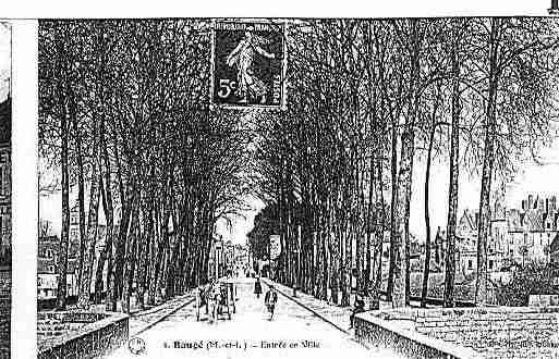 Ville de BAUGE Carte postale ancienne