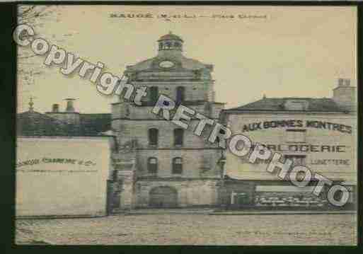 Ville de BAUGE Carte postale ancienne