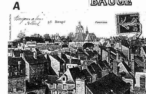 Ville de BAUGE Carte postale ancienne
