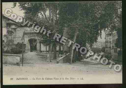 Ville de BAYONNE Carte postale ancienne