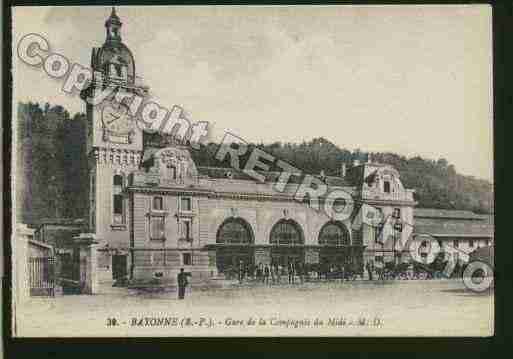 Ville de BAYONNE Carte postale ancienne