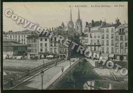 Ville de BAYONNE Carte postale ancienne