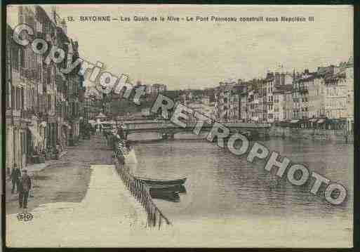 Ville de BAYONNE Carte postale ancienne